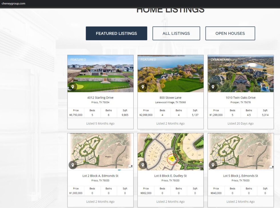 The Preserve Lots Frisco Chronicles